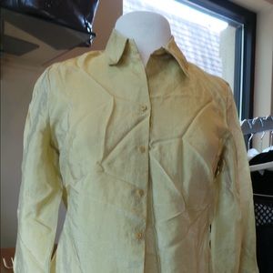 Mustard Button Down Shirt